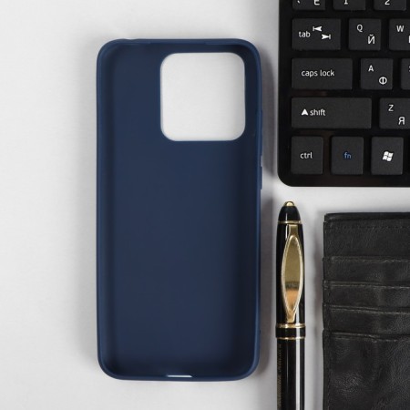 Pero cover, for Xiaomi Redmi 10a, silicone, blue-1