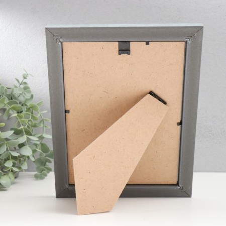 Photo frame plastic "Mira" 15x21 cm, (plastic screen), gray-4