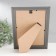 Photo frame plastic "Mira" 15x21 cm, (plastic screen), gray