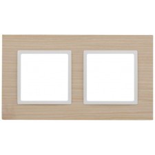 The frame for the circuit breaker for 2 posts, wood, era Elegance, white oak-white