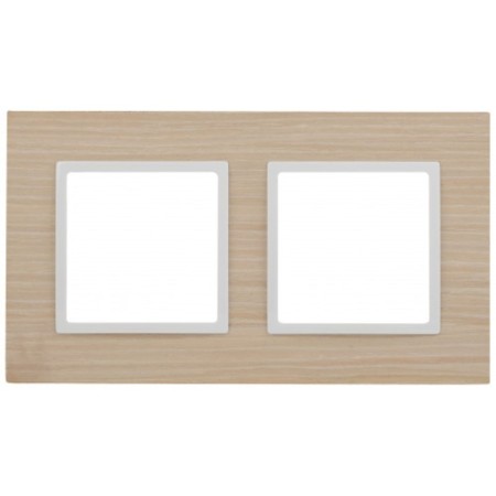 The frame for the circuit breaker for 2 posts, wood, era Elegance, white oak-white