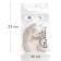 Soft Gulliver toy "Bunny Vyslowry", white color, 24 cm