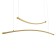 Lamp Bayerlux "Intens" LED 30W 3000k gold 90x25-125 cm