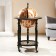 Globe bar decorative "Wanderer map" 56.5x56.5x91.5 cm