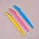 Razor for eyebrow correction, with a protective cover, 15 cm, mix color