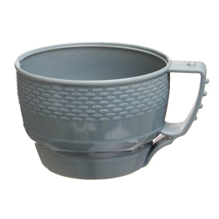 Thermos 1 l, with a glass flask, retains heat 12 hours, with a mug, gray-5