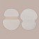 A set of protective liners for armphas, self -adhesive, 6 pairs, white color