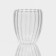 Glass glass with double walls "Riba", 350 ml