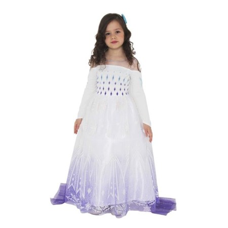 Carnival costume "Elsa 2 lush, white dress", p. 32, height 128 cm