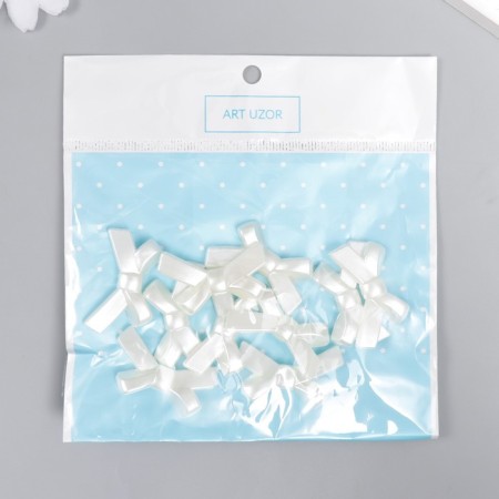 Decor for creativity plastic "Banting Direct" Pearl set 10 pcs 2x3.4 cm-3