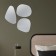 Wall mirror "Stones", 3 elements, p. 30 x 17 cm, 21 x 30.5 cm, 22 x 21.5 cm