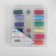 Set of threads "Rainbow", 40/2, 200 m, 18 pcs, in the organizer, color colorful color