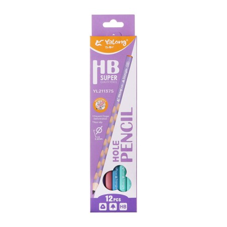 Pencil Chernographic NV with Lastik, Pastel, Triangular Mix Corps-5