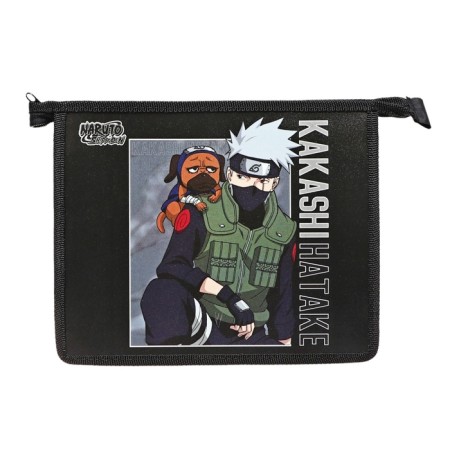Folder for notebooks A5, Naruto, 190x230, lightning from above, plastic, universal, black-1