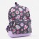 Baby backpack on lightning, external pocket, gray/pink color