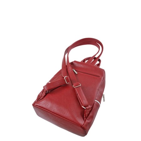 Backpack, lightning department, burgundy color 33x27x13cm-1