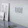 W4520606 touch switch, two-valve, with Wi-Fi function, silver