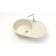 Kitchen is a kitchen from Zett Lab stone. 110/q2, 730x450x210 mm, matte, cut, beige