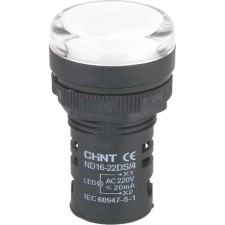 Indicator Chint 592936 AC/DC 24V, white
