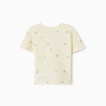 Children's Minaku T-shirt, milk color, height 74-80 cm-10