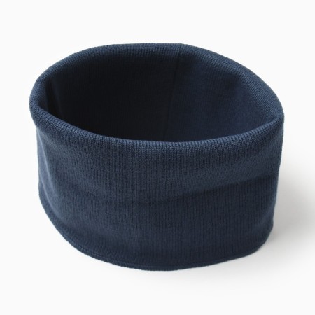 Snood for children, blue color, size 25x26 cm
