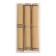 Remote holder for plates, 19x60 mm, color gold, set 6 pcs.