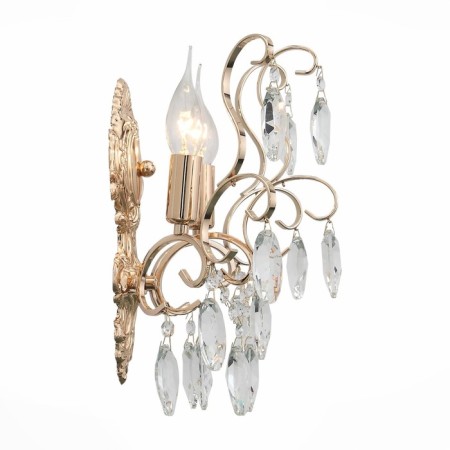 Sconces st. SL846.201.02. OoreCchini. 2x40 watts, E14, 25.5x38 cm, golden color-8