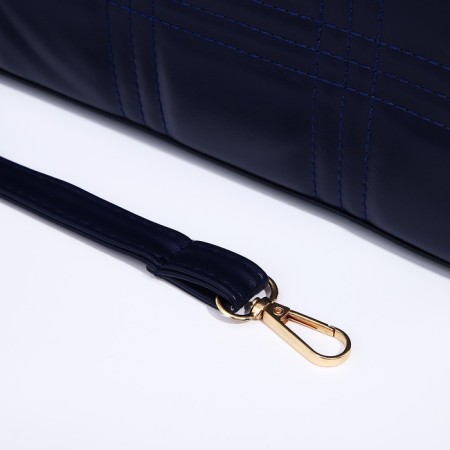 Bag Female Tout with zipper, blue color-5