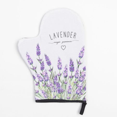 Lavender mittens-output 20x28cm, sarzha, 100% x/l, Vatin 250g/m2-1