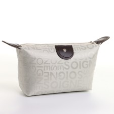Lightning cosmetic bag, gray color