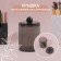 Organizer for storage, with a lid, D - 7 × 10.5 cm, in the box, translucent/black color