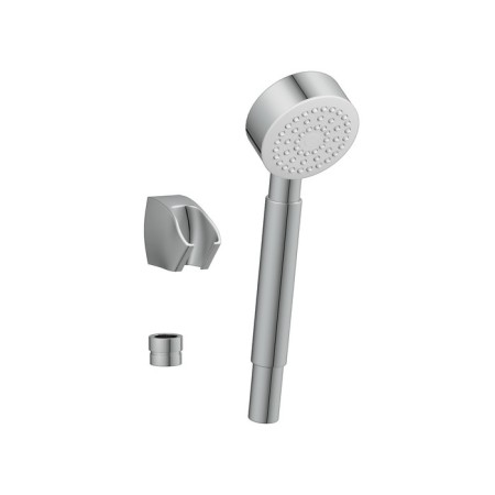 Shower headset Cersanit Cari 63389, watering can, hose, holder-1