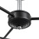 Chandelier 1108/3cr E27 40W Black-chromium 54x54x24 cm Bayerlux