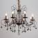 Madera chandelier 8he14 40w is black 72x72x100 cm