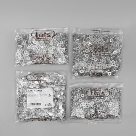 Installation button, alpha (S-shaped), d = 12.5 mm, nickel color-2