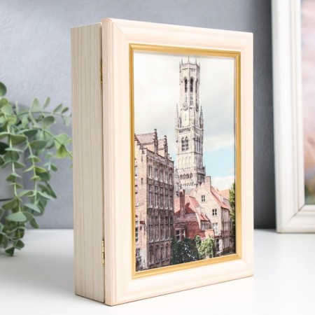 Key "Bruges 3" Milk oak 15x21 cm-1