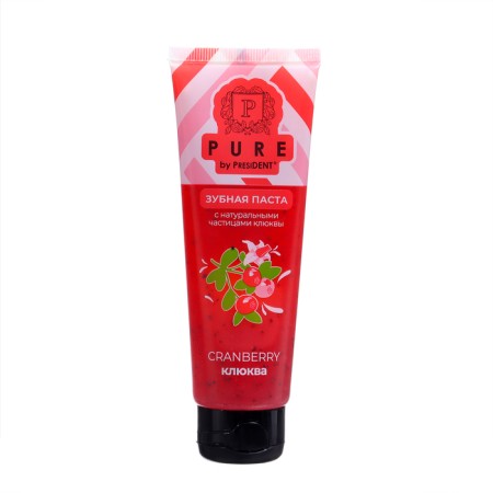 Toothpaste Pure by President Cranberry, 100 g