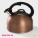 A kettle with a stainless steel whistle SNOW, 3 l, induction, gold color