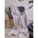 ALHAMBRA GREY plaid, size 150x200 cm, gray color