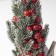 LED figure "Christmas tree with berries", 10 × 33 × 7 cm, plastic, batteries CR2032x2, glow warm white