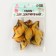 Decor for creativity "Butterfly", two -layer, set of 12 pcs., Size 1 pc. - 5 × 4 cm, yellow color