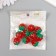 Busina for creativity plastic "Strawberries" 1.9x2.3x1.9 cm