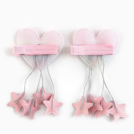 Hair clips with a shaker "for a cute lady", 2 pcs., 4 5 x 4 x 1 cm-4