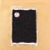 Lace elastic fabric, 190 mm × 2.7 ± 0.5 m, black color