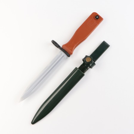 Bayonet-knife training, with scabbard, rubber, 29.5 cm-1