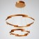 Chandelier 1511/2 LED 65W 3000-6000k gold 60x60x106 cm Bayerlux