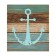 A set of napkins for setting the table “Bluted anchor on the boards”, rectangular, size 32x46 cm, 4 pcs