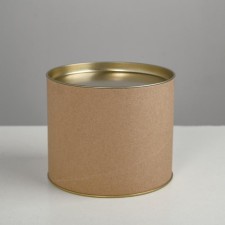 Tube 120x100 mm (80 mm inner height), dense cardboard, metal cover