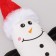 Soft toy for dogs "Snowman with a rope" with a squeak, 39 x 13 cm