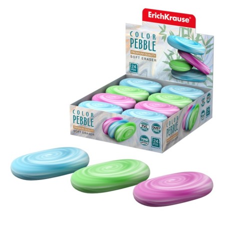 E Lastik Erichkrause Color Pebble, hypoallergenic, 50 x 30 x 10.2 mm